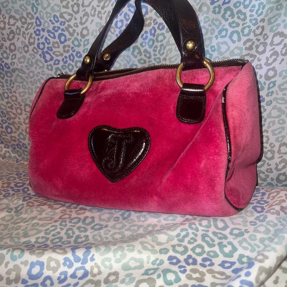 Vintage Pink Juicy Couture Purse Handbag Satchel … - image 3