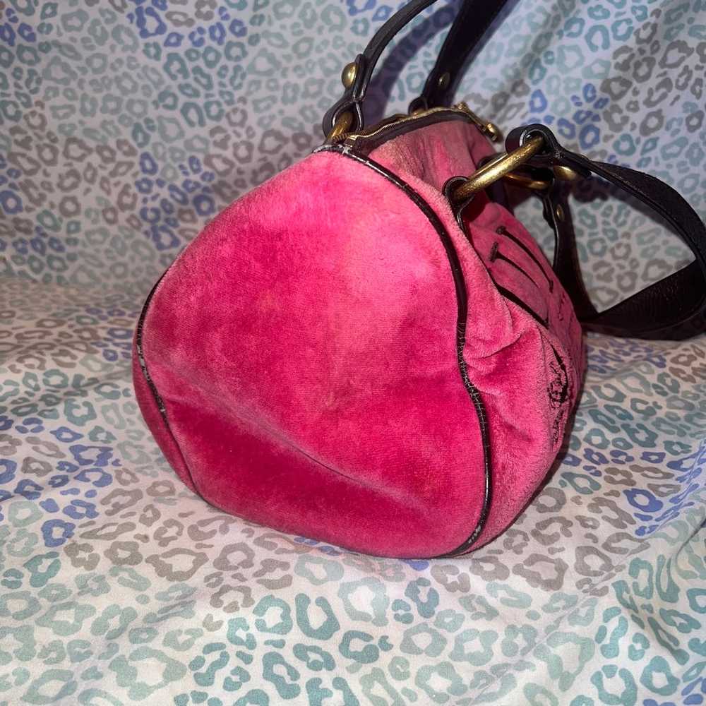 Vintage Pink Juicy Couture Purse Handbag Satchel … - image 4