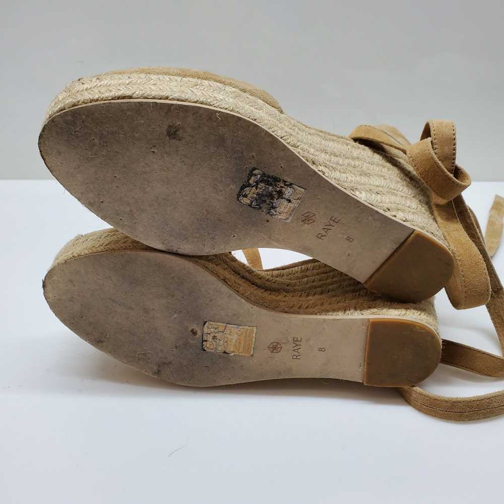 Raye Women's Brown Platform Wedge Sandal Size 8 - image 5