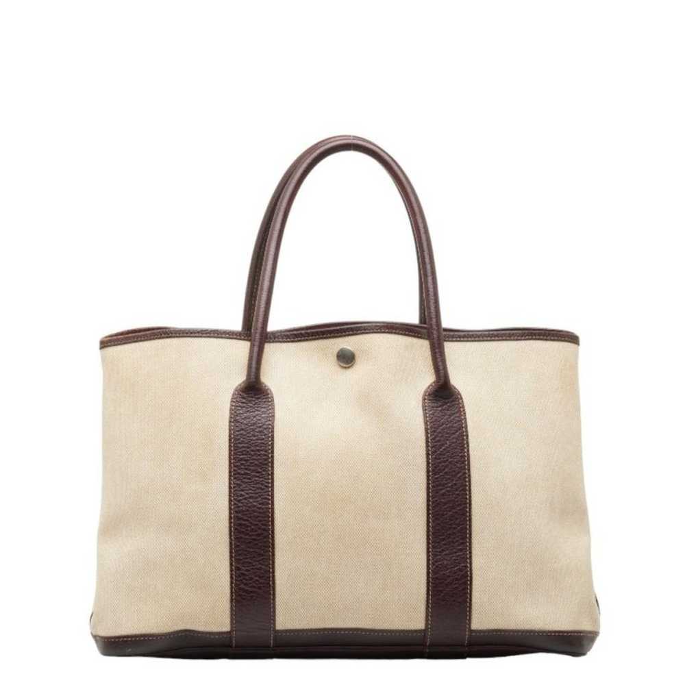 Hermès Garden Party cloth handbag - image 3