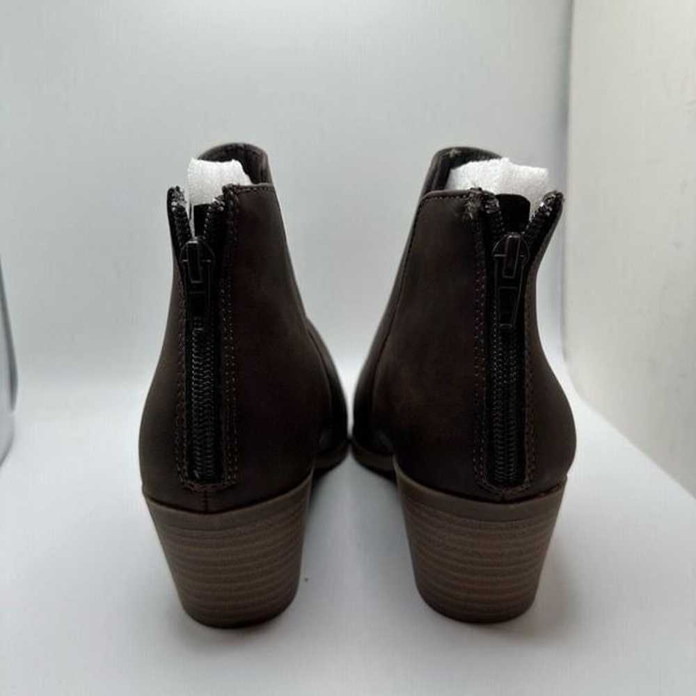 CUSHIONAIRE Women's Ankle Boot +Memory Foam 8 BRO… - image 4