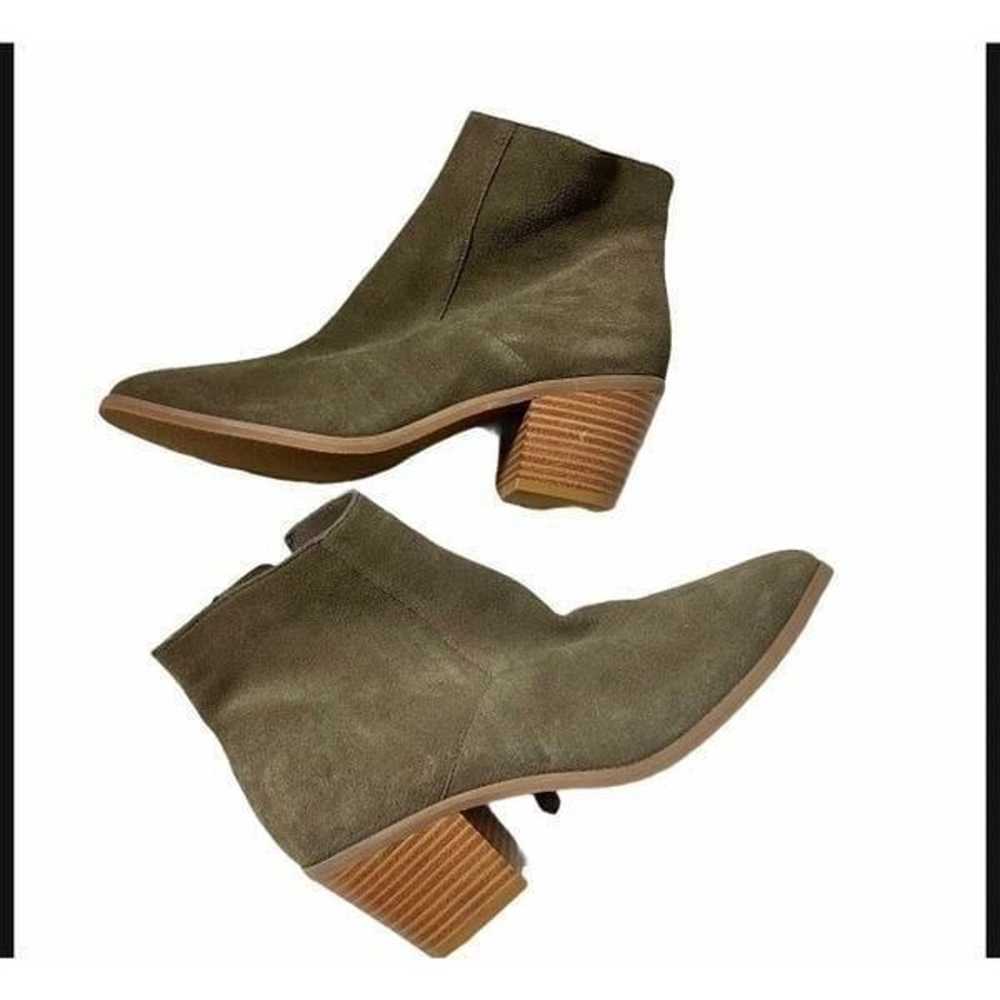 Susina women’s Soft olive green booties size 9 - image 1