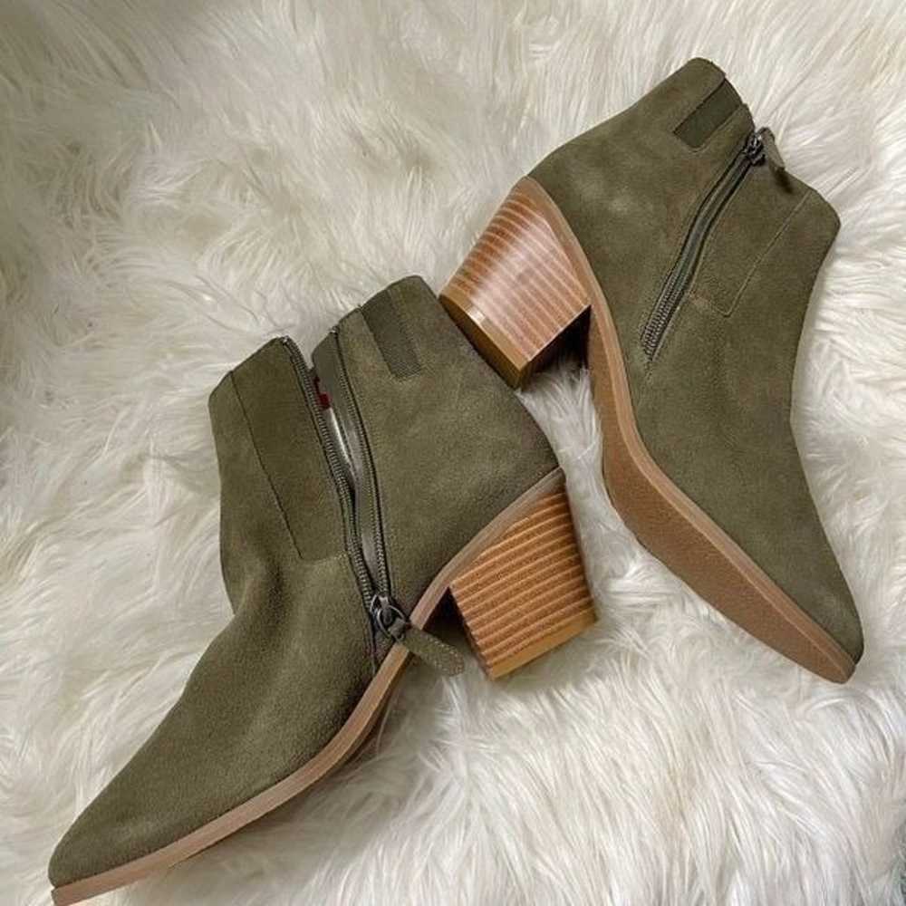 Susina women’s Soft olive green booties size 9 - image 6