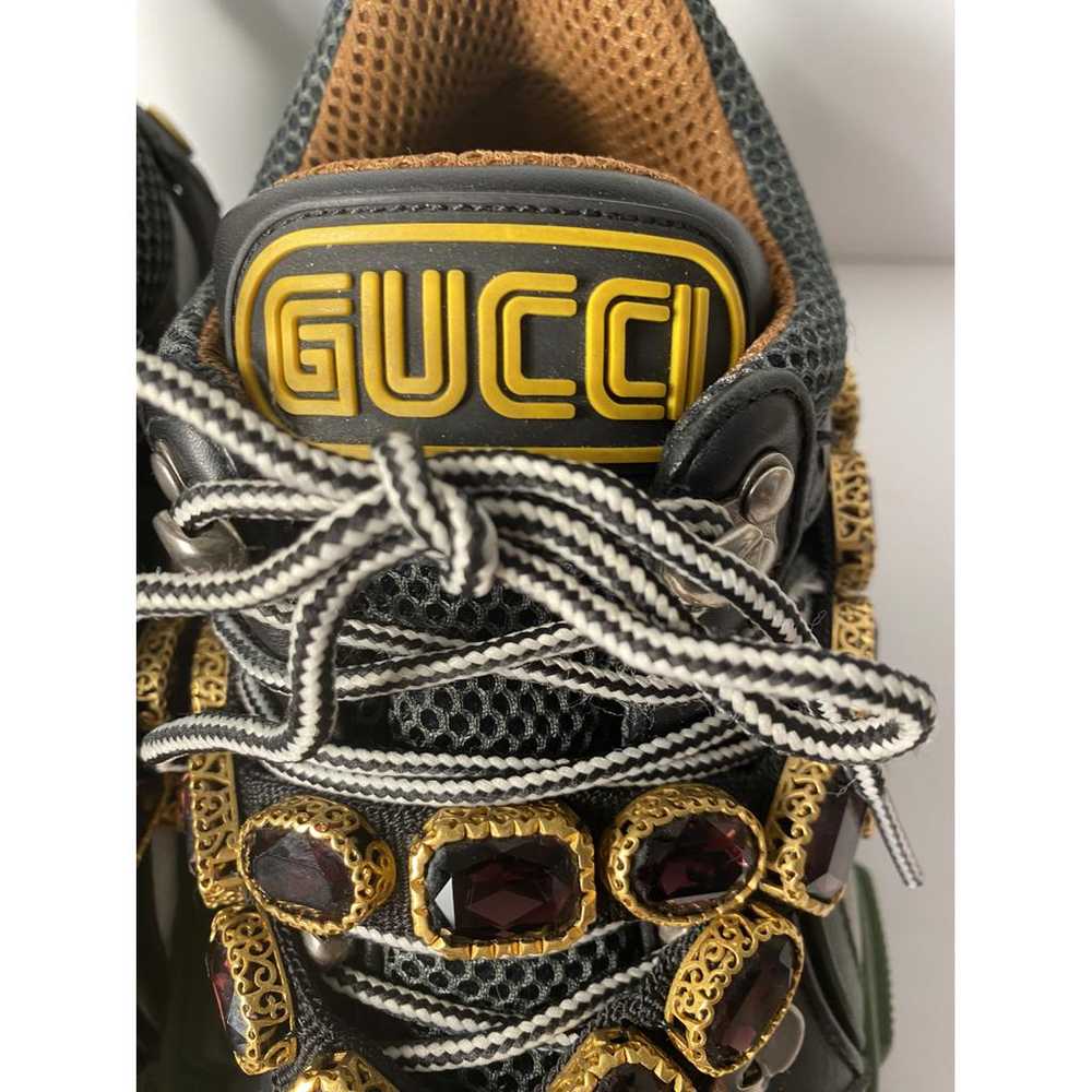 Gucci Flashtrek leather trainers - image 6