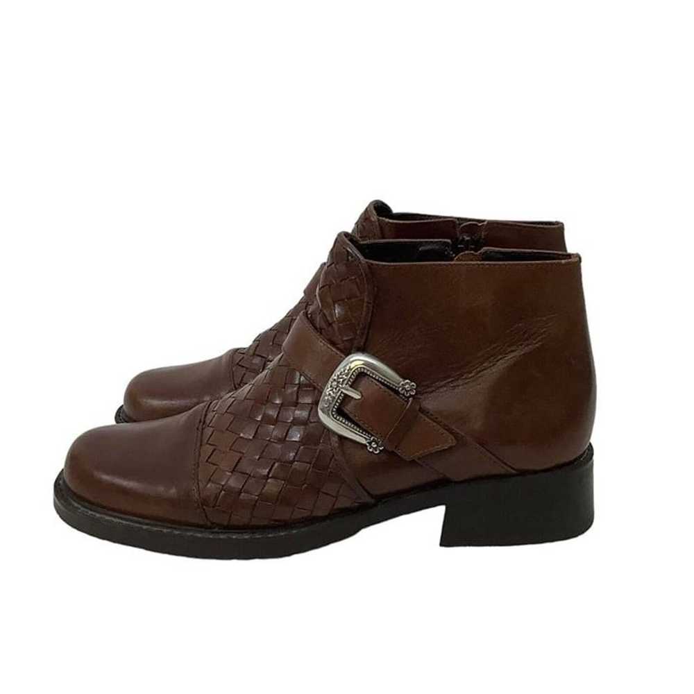 Brighton Size 5.5 Kathmandu Buckle Woven Leather … - image 6