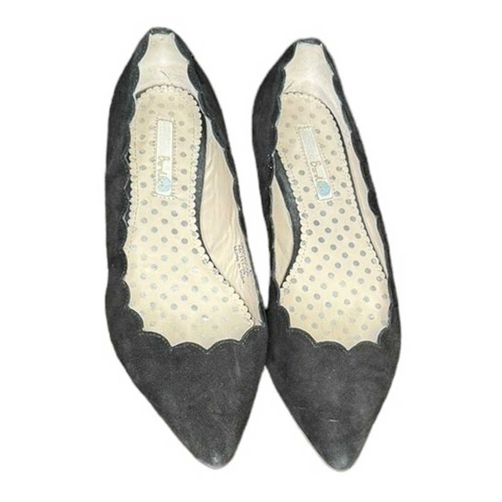 Boden Womens Flats Block Scallop Edge Pointed Sue… - image 1