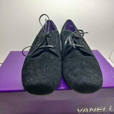 Vaneli Purple Collection Womens Shoes Black Suede… - image 1