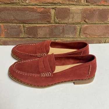 Sperry Top Sider Seaport Wine Penny Stud Suede Loa