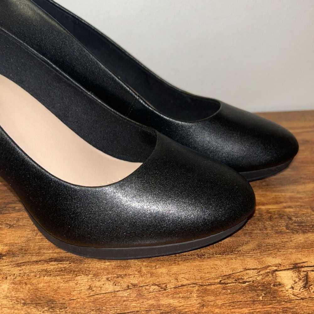Clarks Amber Joy Heels Womens Size Black Leather … - image 5