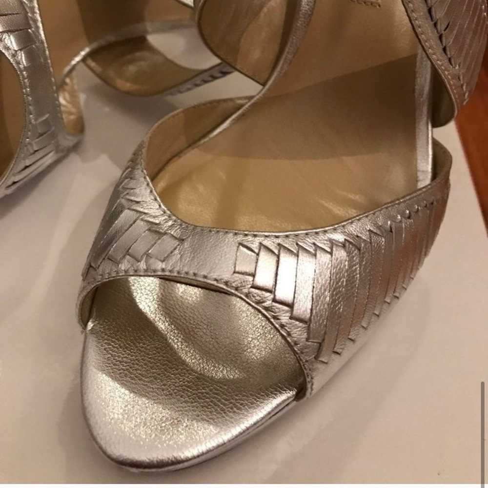 Charles David Silver Heels 8.5 - image 7