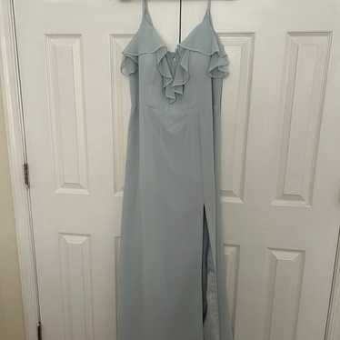 Light blue bridesmaid dress