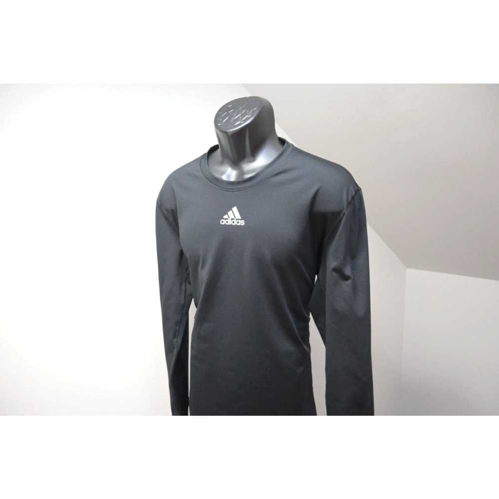 Adidas Adidas Gym Shirt Fitted Black Long Sleeve … - image 1