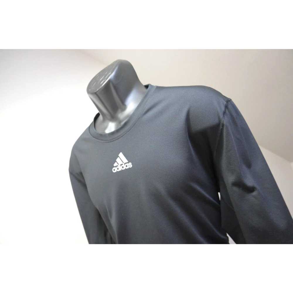 Adidas Adidas Gym Shirt Fitted Black Long Sleeve … - image 2