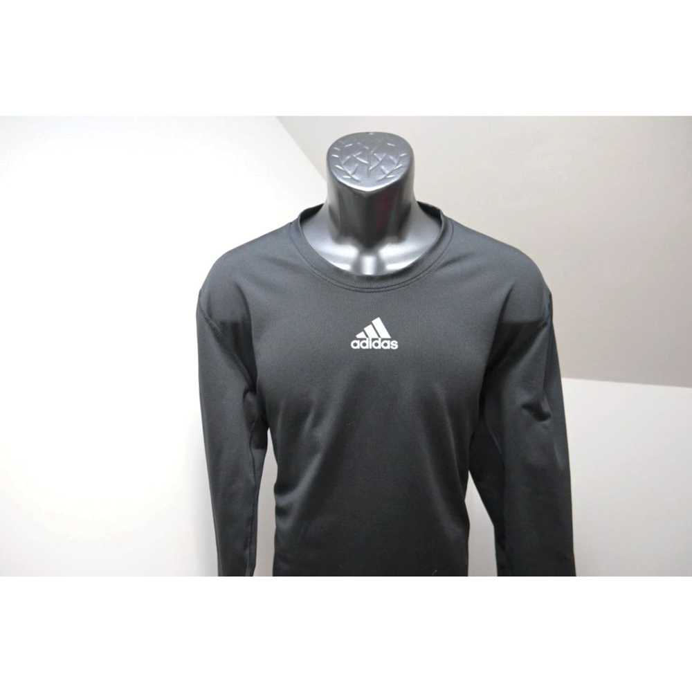 Adidas Adidas Gym Shirt Fitted Black Long Sleeve … - image 3