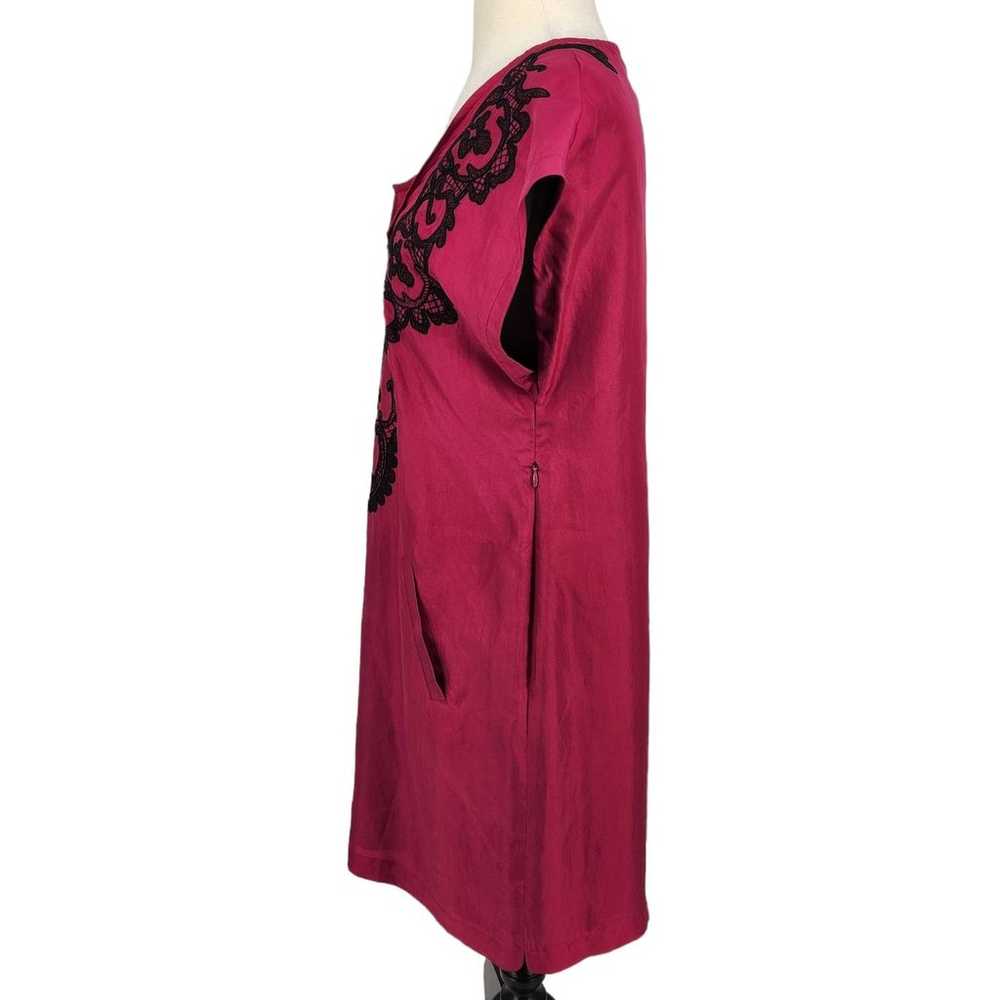 Anthro Yoana Baraschi Silk Pink Dress - image 3
