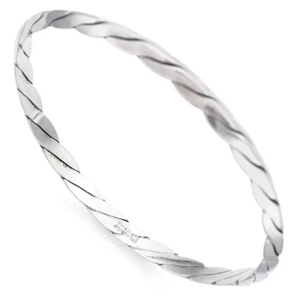 Tiffany & Co. Sterling Silver 5 mm Twisted Rope B… - image 4