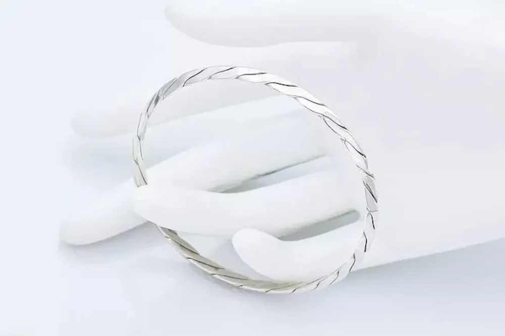 Tiffany & Co. Sterling Silver 5 mm Twisted Rope B… - image 5