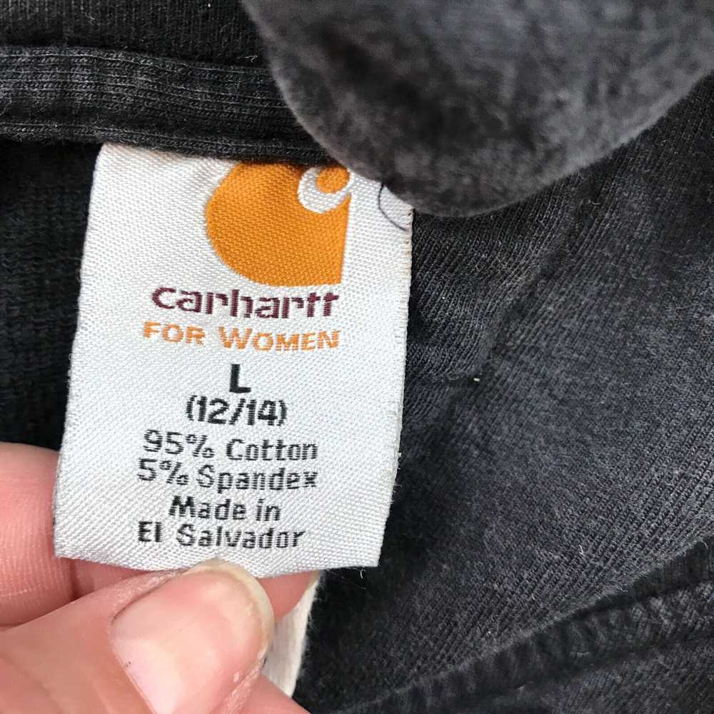 Carhartt Carhartt Sweater Womens Large Black Soli… - image 3