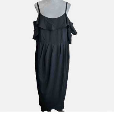 CITY CHIC Cold Shoulder Midi Dress Size: L/20 - image 1