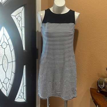 Tommy Bahama black and white sleeveless dress