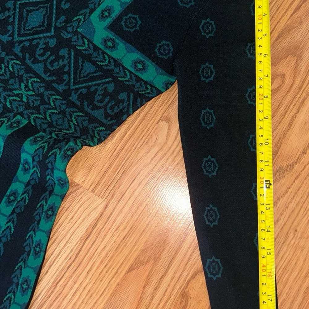 Eliza J Pattern Double-Knit Fit & Flare Dress XS - image 5