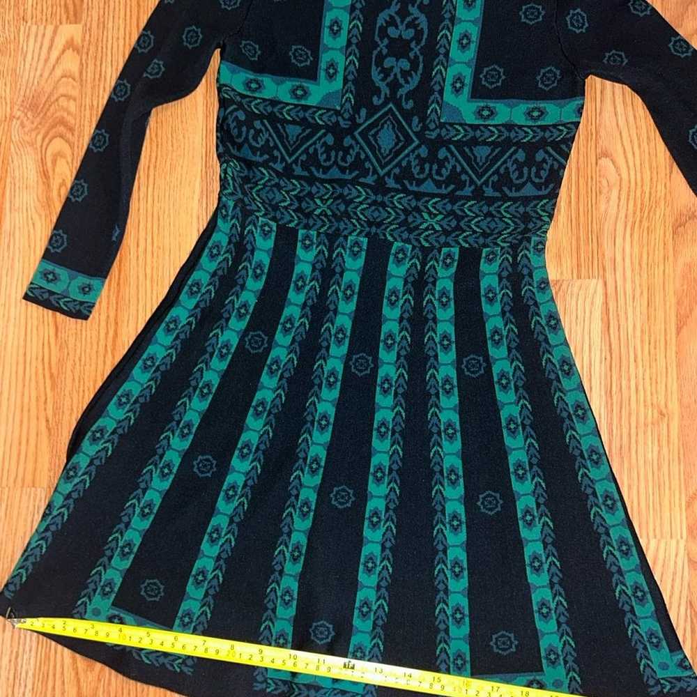 Eliza J Pattern Double-Knit Fit & Flare Dress XS - image 8