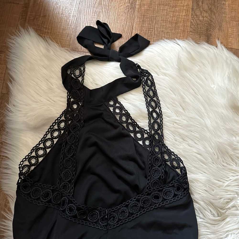 LULU’S Any Sway, Shape, Or Form Black Lace Halter… - image 6