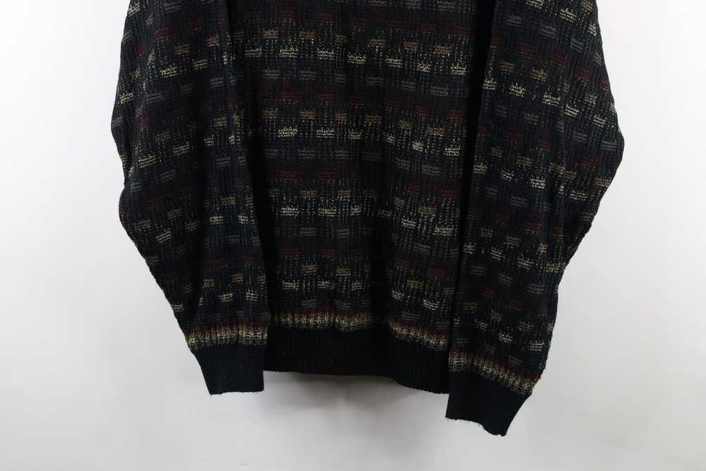 Vintage Vintage 90s Coogi Style Rainbow Knit Crew… - image 3