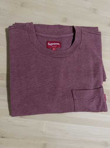 Supreme Supreme pocket tee peach