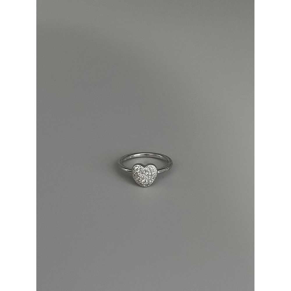 Dodo Coeur white gold ring - image 2