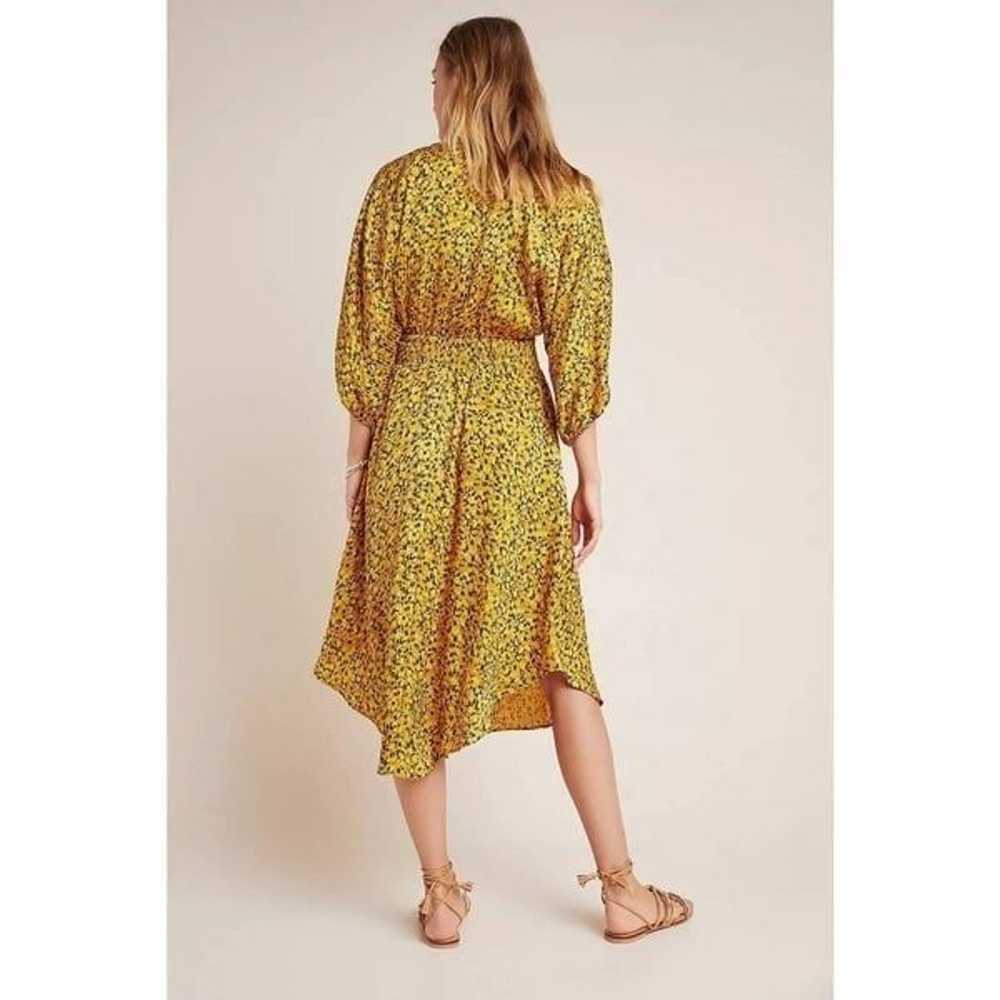 Anthropologie Marigold Midi Dress Sz XS printed v… - image 3