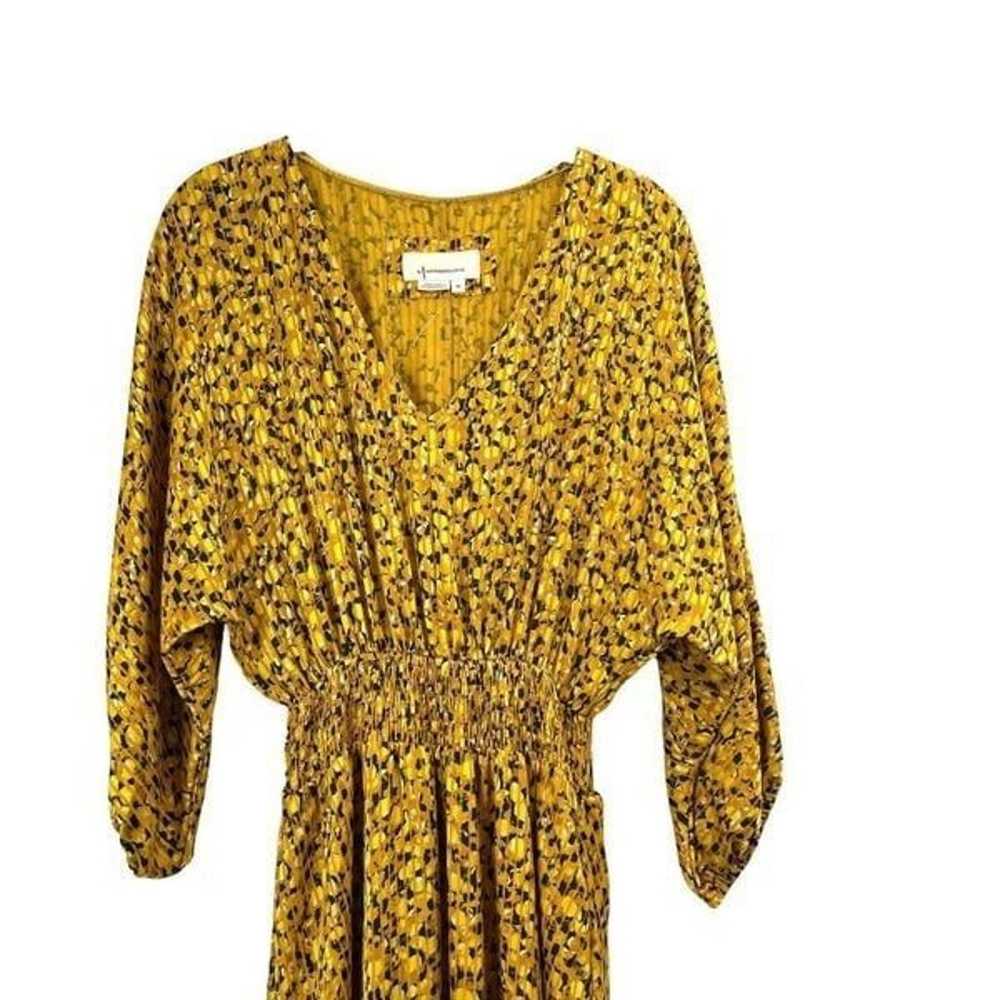 Anthropologie Marigold Midi Dress Sz XS printed v… - image 5
