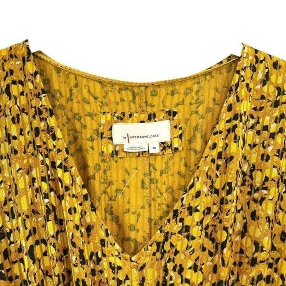 Anthropologie Marigold Midi Dress Sz XS printed v… - image 6