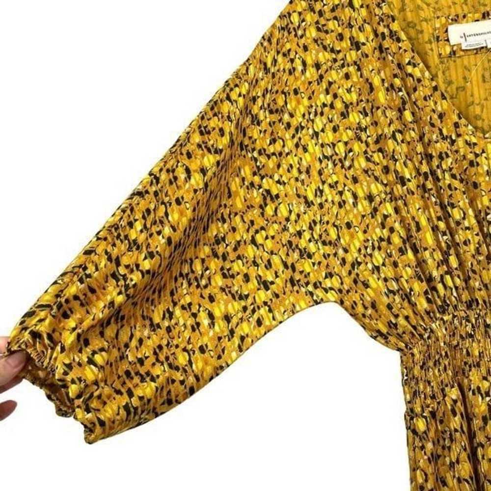 Anthropologie Marigold Midi Dress Sz XS printed v… - image 8