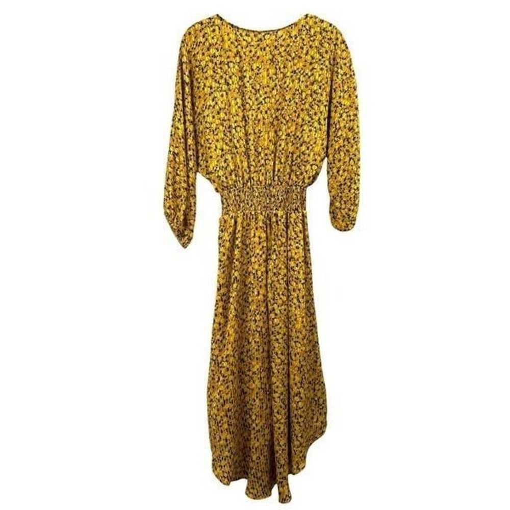 Anthropologie Marigold Midi Dress Sz XS printed v… - image 9