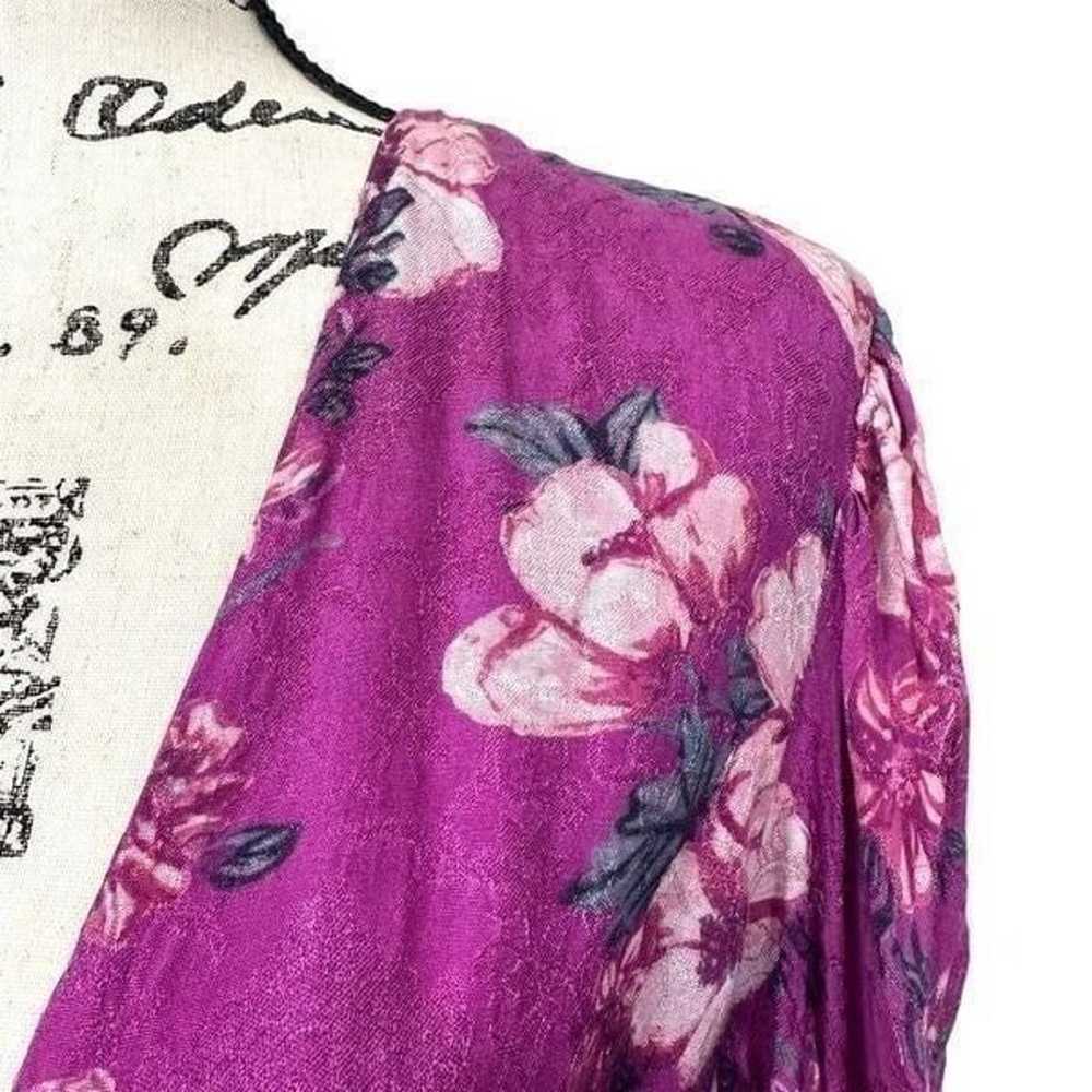 Rahi Women's Wren Reese Purple Floral V-Neck Part… - image 5