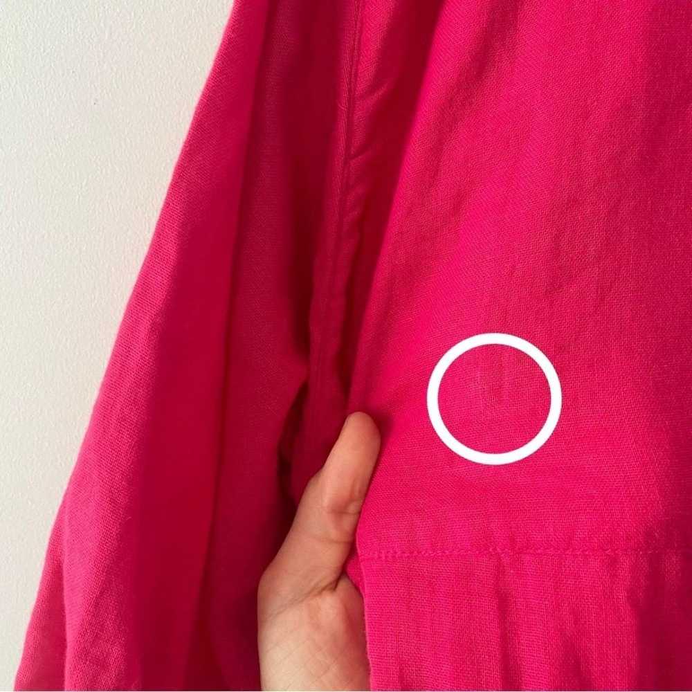Lake Gauze Caftan Dress Heatwave Pink XXL 2XL V-N… - image 10
