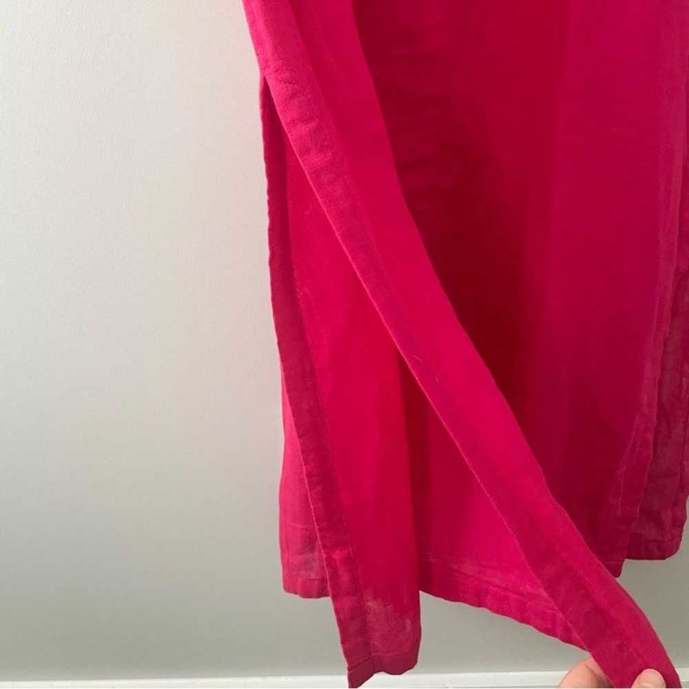 Lake Gauze Caftan Dress Heatwave Pink XXL 2XL V-N… - image 6