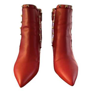 Valentino Garavani Rockstud leather boots - image 1