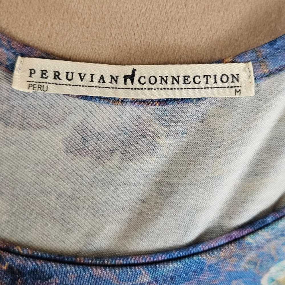 Peruvian Connection Womens Poppy Midi Dress Sz Me… - image 11
