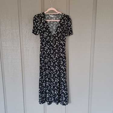 Reformation Lockin Floral Midi Dress Size 2 Boho W