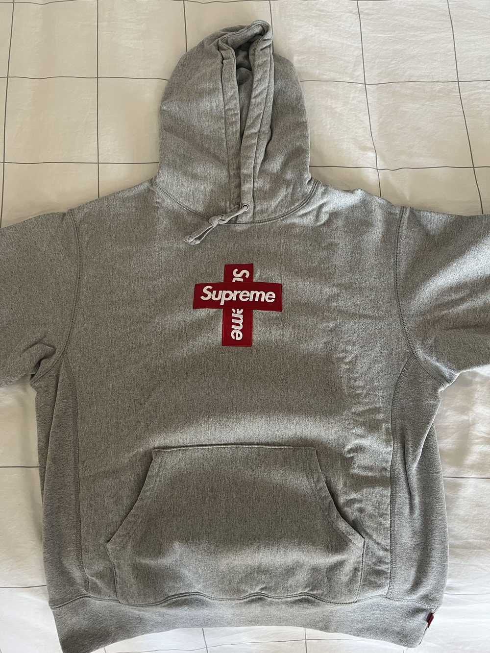 Supreme Cross Box Logo Hoodie - image 1