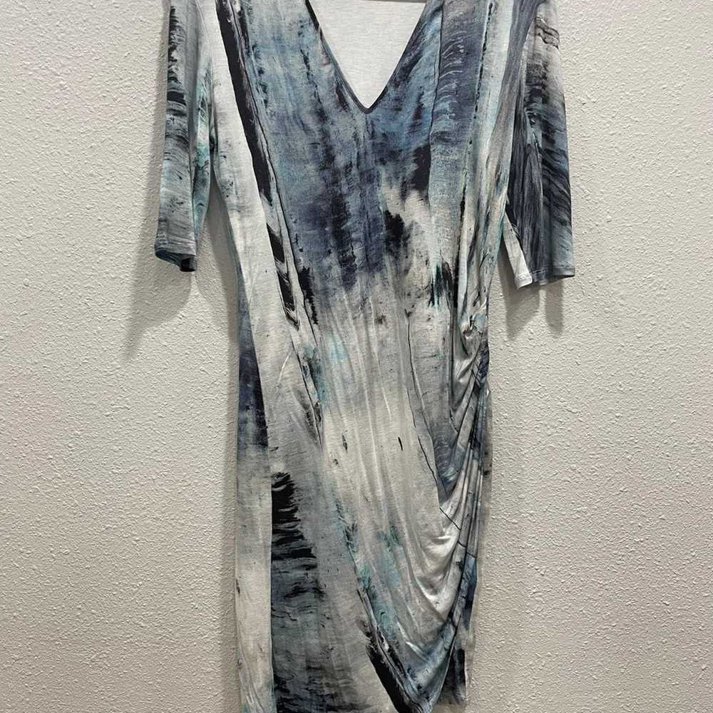 Helmut Lang Tidal Print Dress - image 3