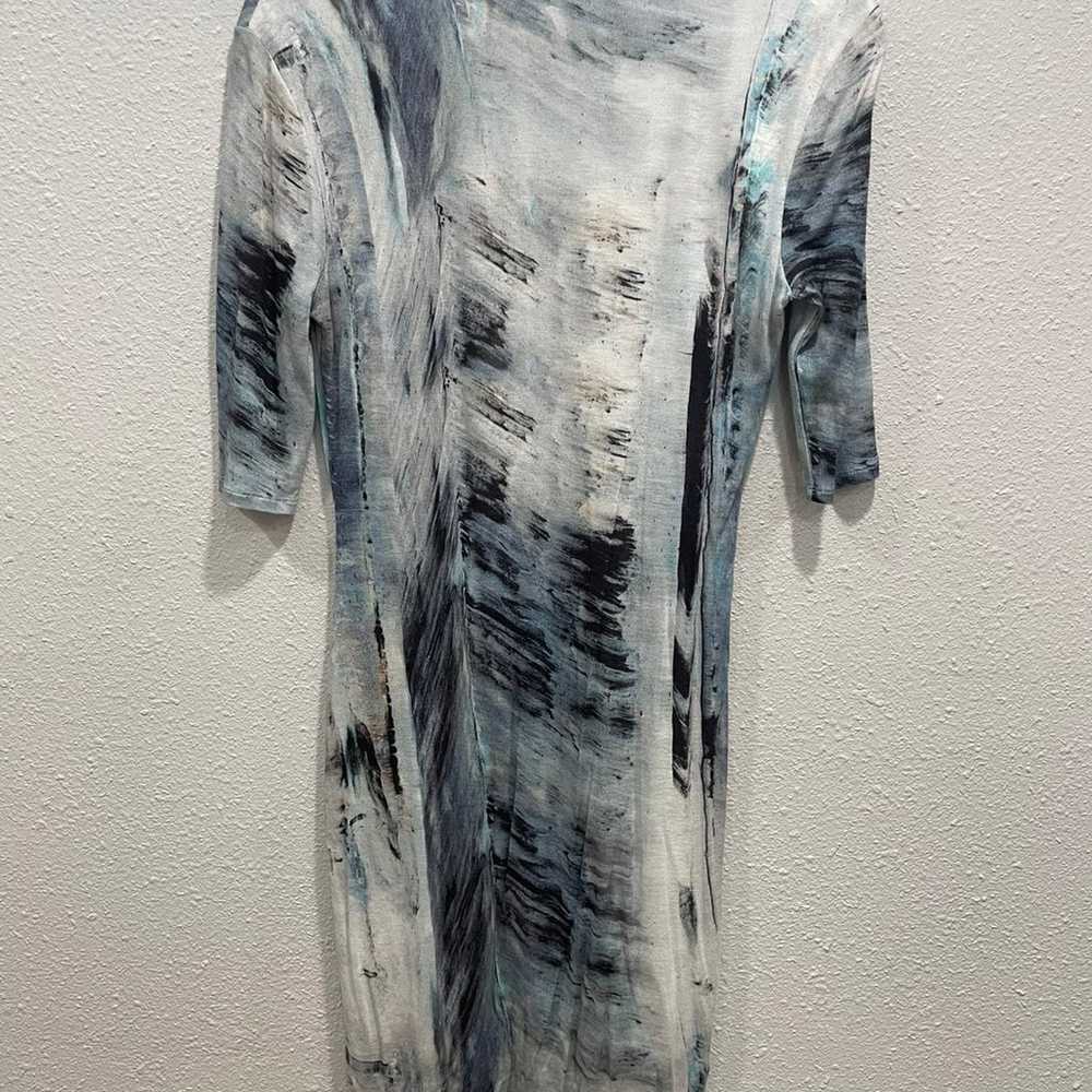 Helmut Lang Tidal Print Dress - image 4