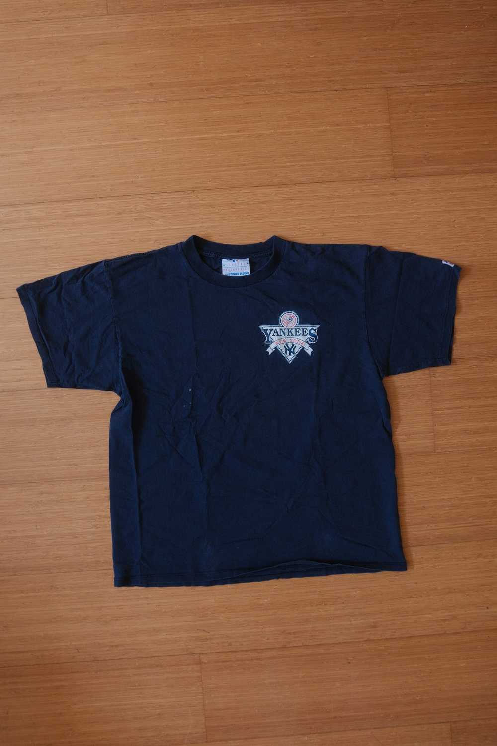 Vintage VTG Yankees T Shirt in Navy - image 1