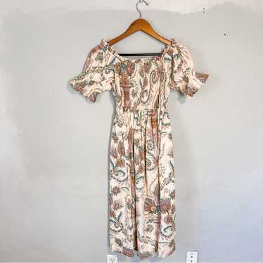 MILLE Cate Dress Versailles Print Small Floral Pin