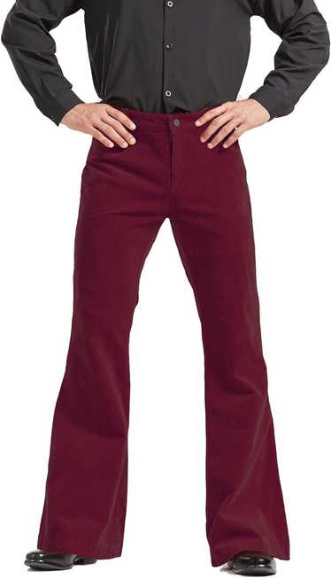 Men's 60s 70s Corduroy Bell Bottom Pants Disco Den