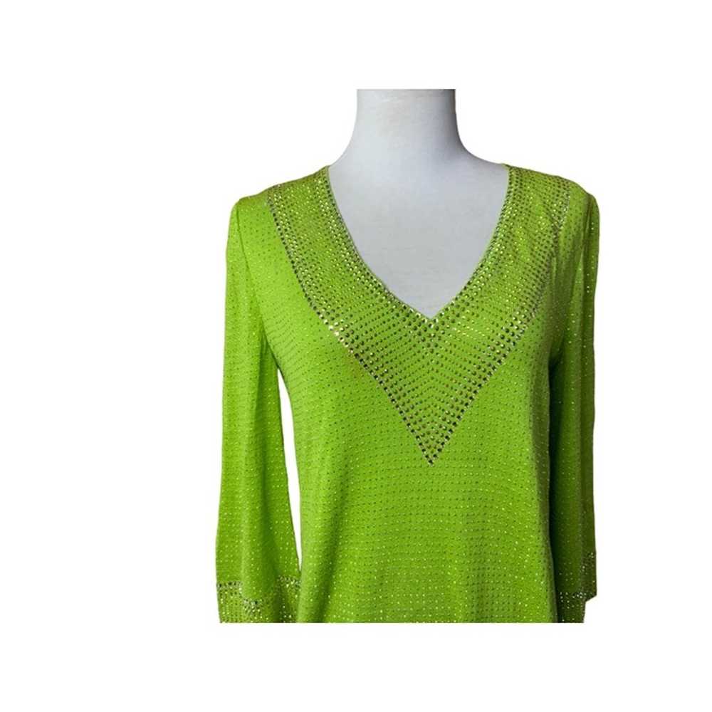 The St. John lime knit dress in size 6 - image 2