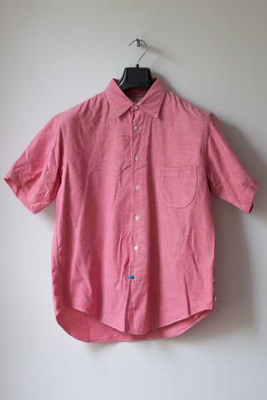 45rpm 45rpm pink short sleeve button up