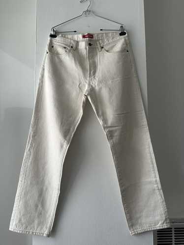 Supreme Jacquard Blackstar Denim Jeans ‘White’